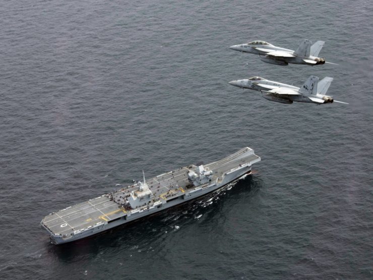 Drone Lands on Military Ship