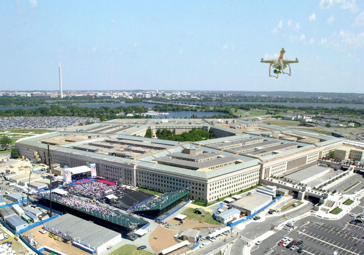 Military Shooting Down Drones