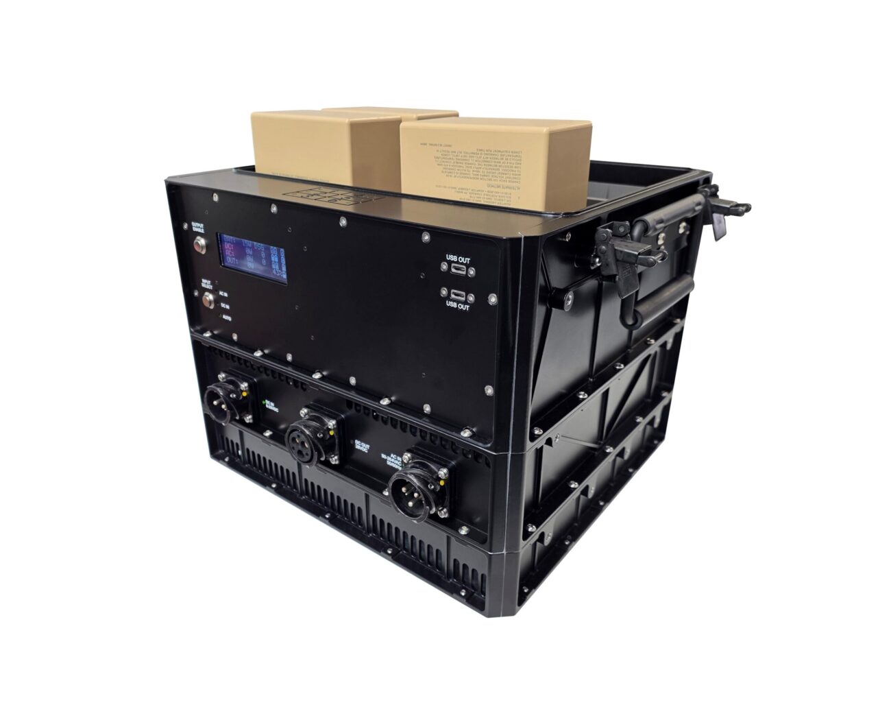 Iris Technology Power HIVE (Hub for Integrated Versatile Energy), a man-portable power management and distribution platform.