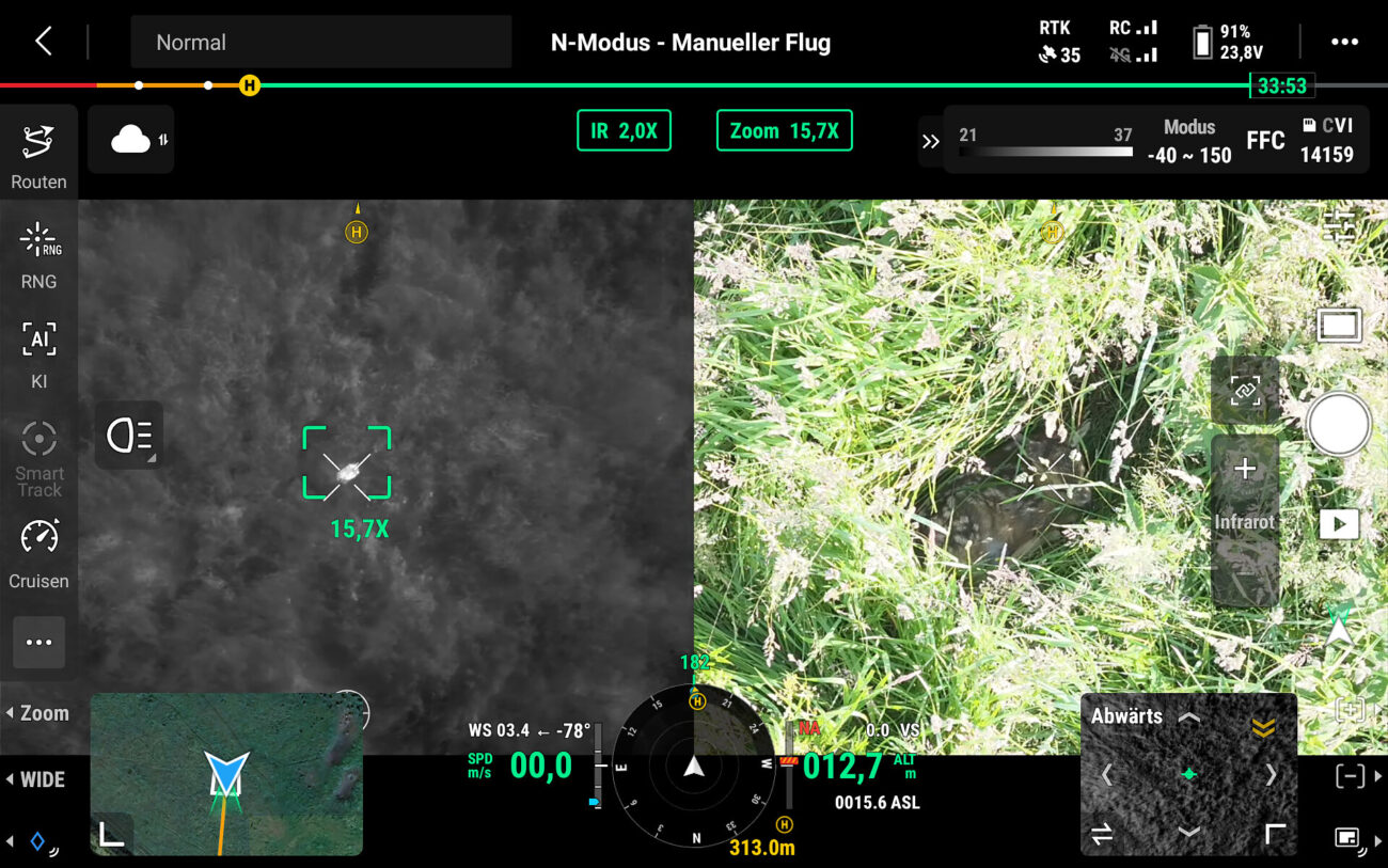 DJI and Rehkitz-Rettung Mangfalltal case study reveals growth in annual fawn rescues from around 15 to more than 300 using DJI Matrice 4T and Matrice 4TD thermal imaging drones
