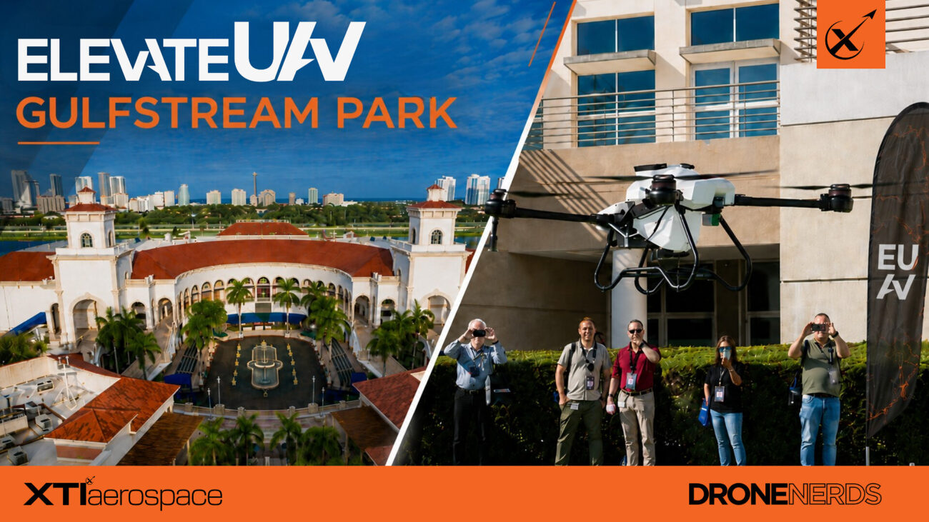 ElevateUAV 2026 will bring live drone demonstrations, industry leaders and commercial UAS technology to Gulfstream Park in the Miami area on November 17-18, 2026