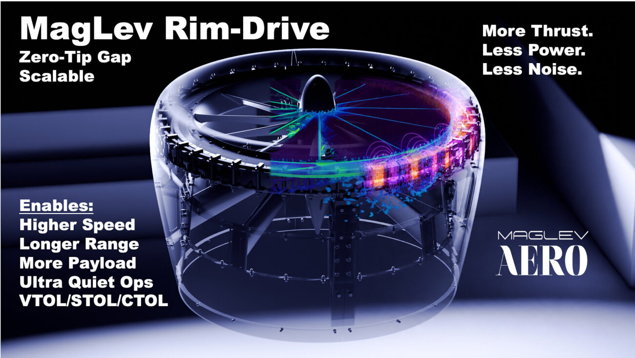 DARPA funded breakthrough propulsion from MagLev Aero.