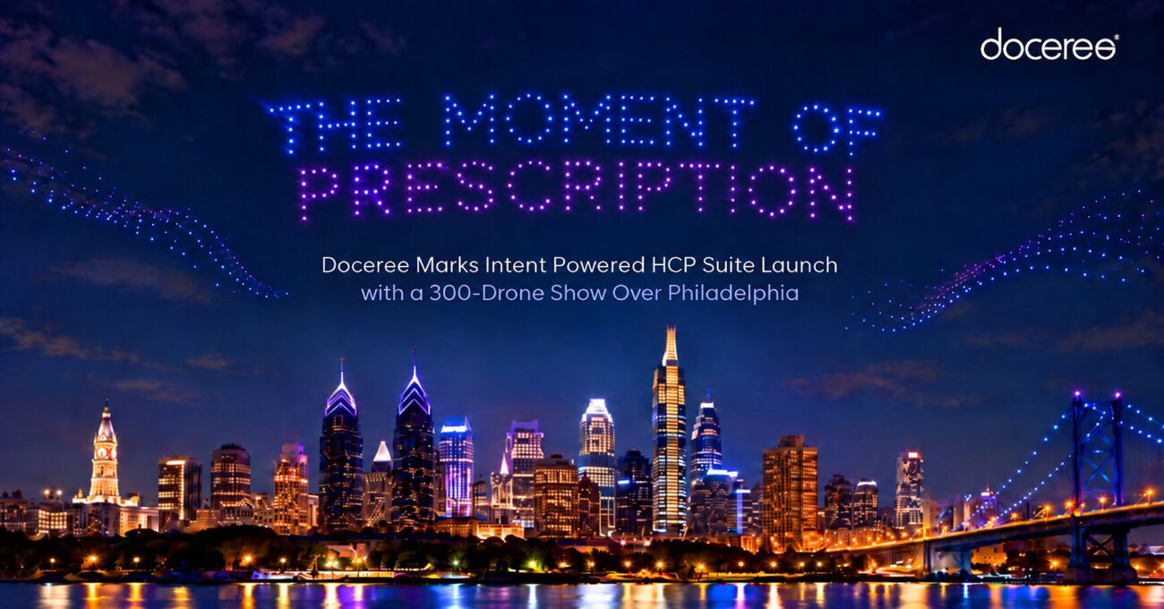 Doceree Lights Up the Philadelphia Sky With a 300-Drone Show Marking the Launch of Intent Powered HCP Suite