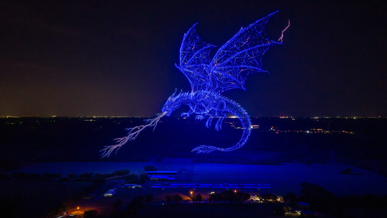 One of the World Record displays flown by Sky Elements in Blue Ridge, Texas.