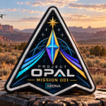 XRDNA Project OPAL mission patch with team field testing Mission Fabric.